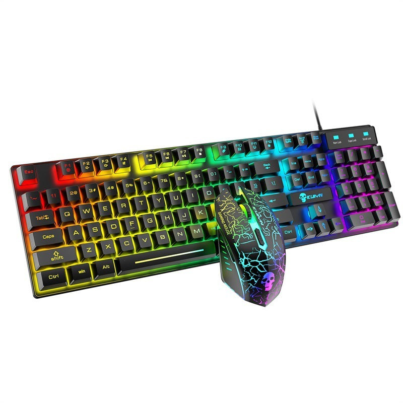 Kuiying T6RGB Luminous Keyboard And Mouse Set - Top10Discount