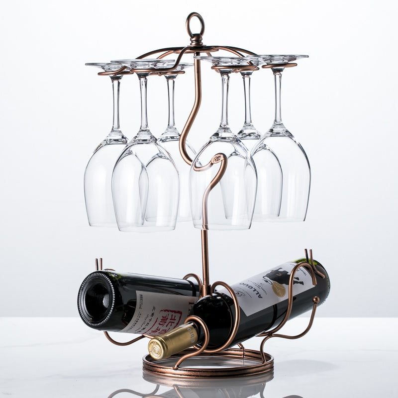 Upside down wine glass rack decoration wine glass rack European creative upside down wine glass rack wine glass hanging glass rack - Top10Discount