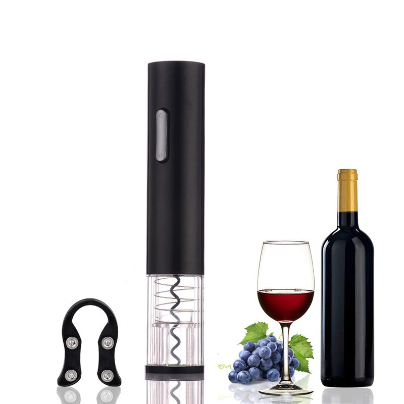 Electric Wine Opener Automatic Electric Wine Bottle Corkscrew Opener With Foil Cutter Wine Bottle Opener Kit - Top10Discount