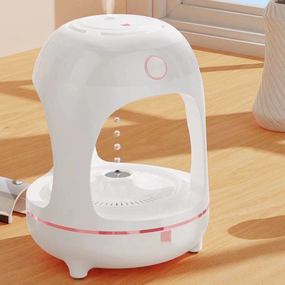 Levitating Water Drops Humidifier | LED, Air Purifier, Decor - Top10Discount