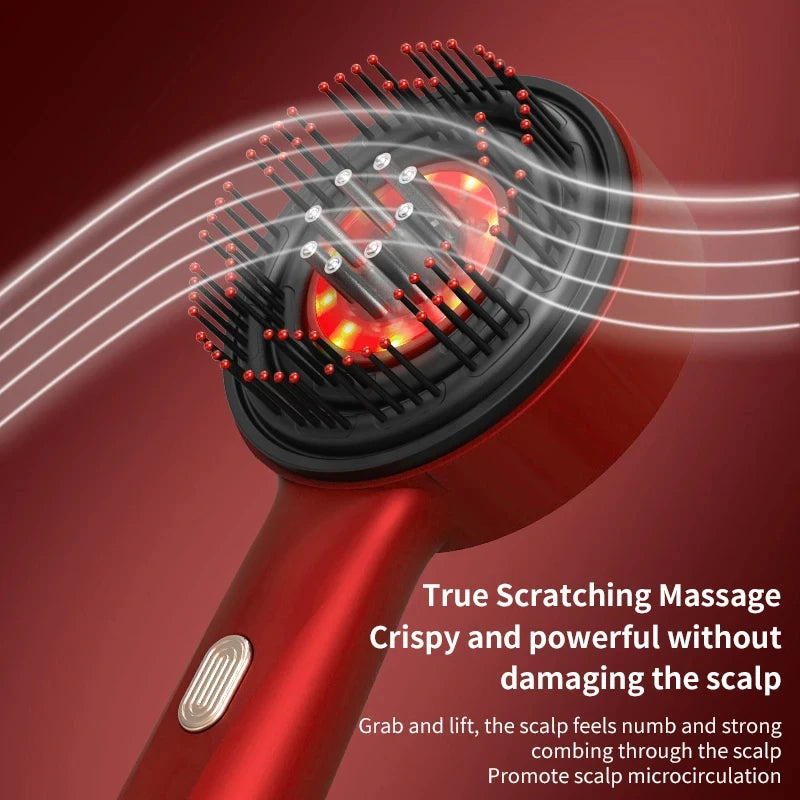 Electric Microcurrent Massage Comb | Hair Growth & Scalp Care - Top10Discount