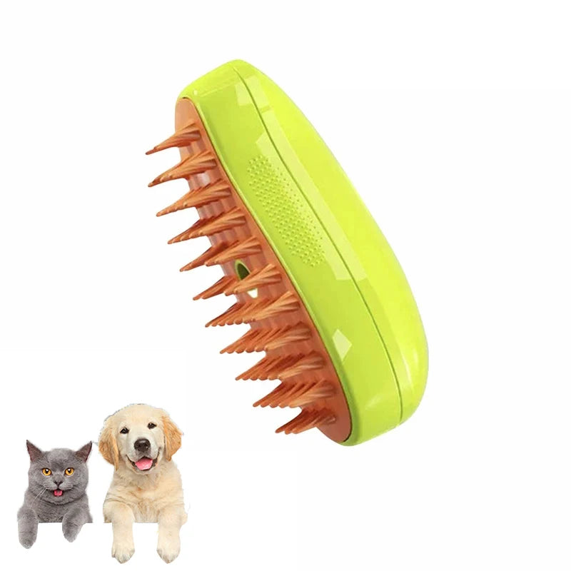 Cat Dog Steamy Brush Steam Brush Electric Sprayer for Massage Pet Grooming tool Shedding 3 in 1 Electric Sprays Massage Combs - Top10Discount