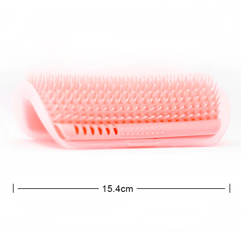 Pet Brush Comb Play Cat Toy Softer Cat Self Groomer Massage Comb with Catnip Cat Face Scratcher for Kitten Puppy Cat Accessories - Top10Discount