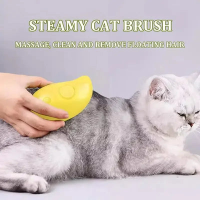 Cat Dog Steamy Brush Steam Brush Electric Sprayer for Massage Pet Grooming tool Shedding 3 in 1 Electric Sprays Massage Combs - Top10Discount