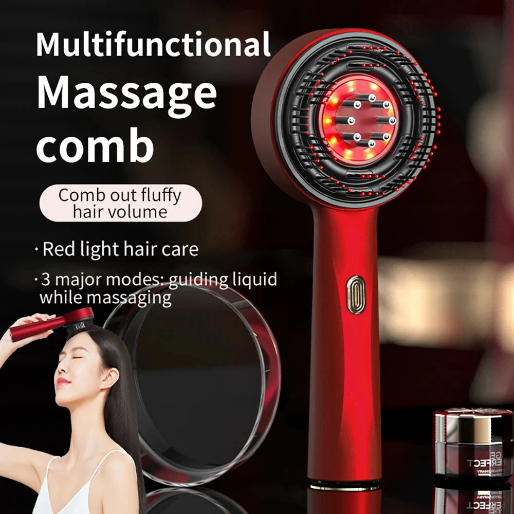 Electric Microcurrent Massage Comb | Hair Growth & Scalp Care - Top10Discount