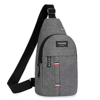 Chest Bag Men's One Shoulder Crossbody Bag Large Capacity Outdoor Sports And Leisure Fashion Small Shoulder Bag Large Capacit - Top10Discount