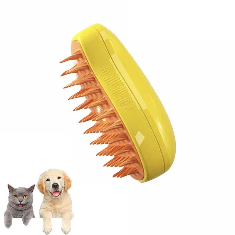 Cat Dog Steamy Brush Steam Brush Electric Sprayer for Massage Pet Grooming tool Shedding 3 in 1 Electric Sprays Massage Combs - Top10Discount