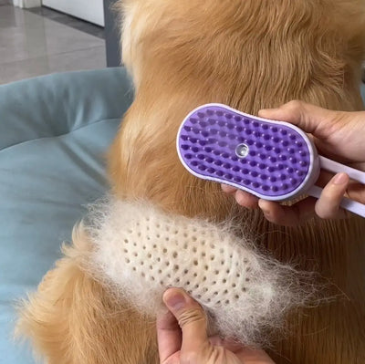 New Pet Spray Comb for Cats and Dogs Pet Electric Spray Hair Removal Comb One Key Spray Anti-Flying Massage Brush, Clean Massage - Top10Discount