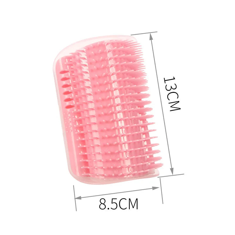 Pet Brush Comb Play Cat Toy Softer Cat Self Groomer Massage Comb with Catnip Cat Face Scratcher for Kitten Puppy Cat Accessories - Top10Discount