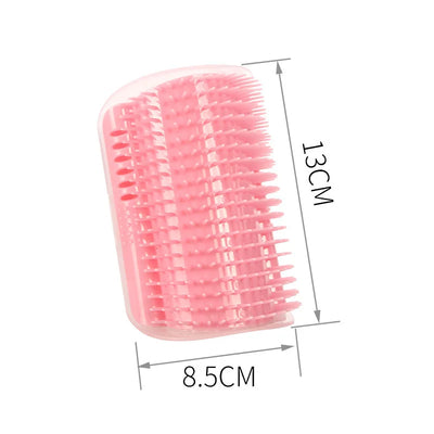 Pet Brush Comb Play Cat Toy Softer Cat Self Groomer Massage Comb with Catnip Cat Face Scratcher for Kitten Puppy Cat Accessories - Top10Discount