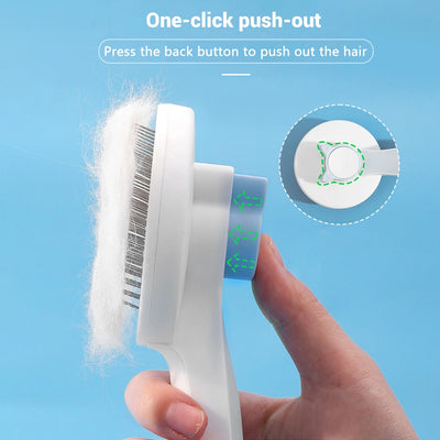 Pet Dog Brush Cat Comb Self Cleaning Pet Hair Remover Brush for Cats Puppy Kitten Grooming Tools Dogs Accessories Pet Supplies - Top10Discount