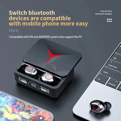 Original TWS M90 Wireless Headphones Gaming Earphone Bluetooth 5.3 Sport Earbuds with Mic Wireless Headset For iPhone Xiaomi - Top10Discount