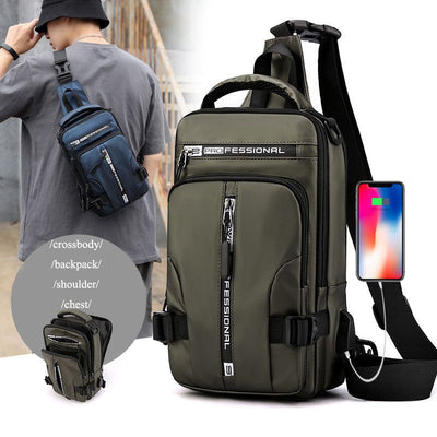 Urban Explorer USB Sling Bag - Top10Discount