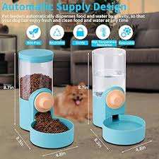 Pet Feeder Automatic Dog Feeder Hanger Water Dispenser Water Dispenser Auto Cat Feeder Dry Food Hang Dispenser Large Capacity