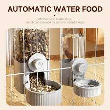 Pet Feeder Automatic Dog Feeder Hanger Water Dispenser Water Dispenser Auto Cat Feeder Dry Food Hang Dispenser Large Capacity